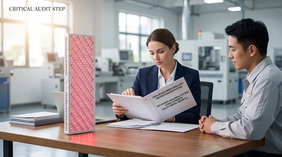 Retailer inspecting product documentation during supplier audit — What are the b