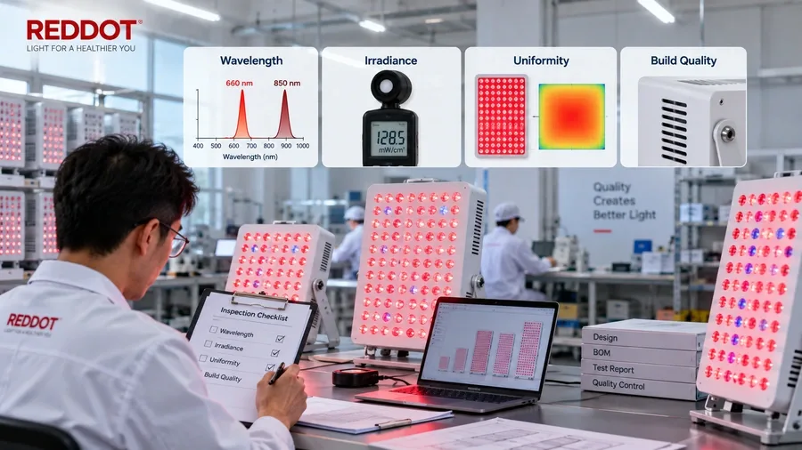 How to compare red light therapy devices at the factory level — How to compare r