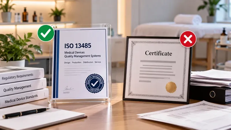 Legitimate certification badge versus unverified generic certificate — How to be