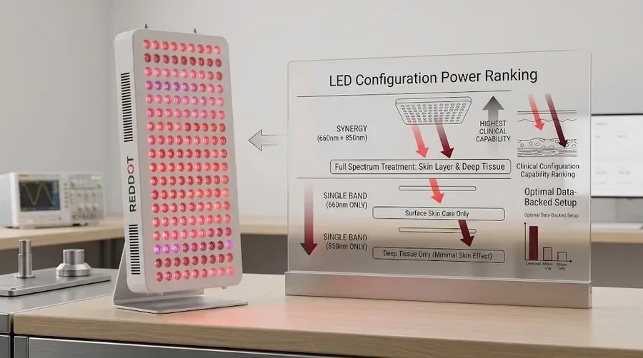 Ranking professional LED configurations by clinical capability — What is the bes