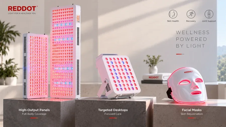 Side-by-side comparison of high-output panels, targeted desktops, and facial mas